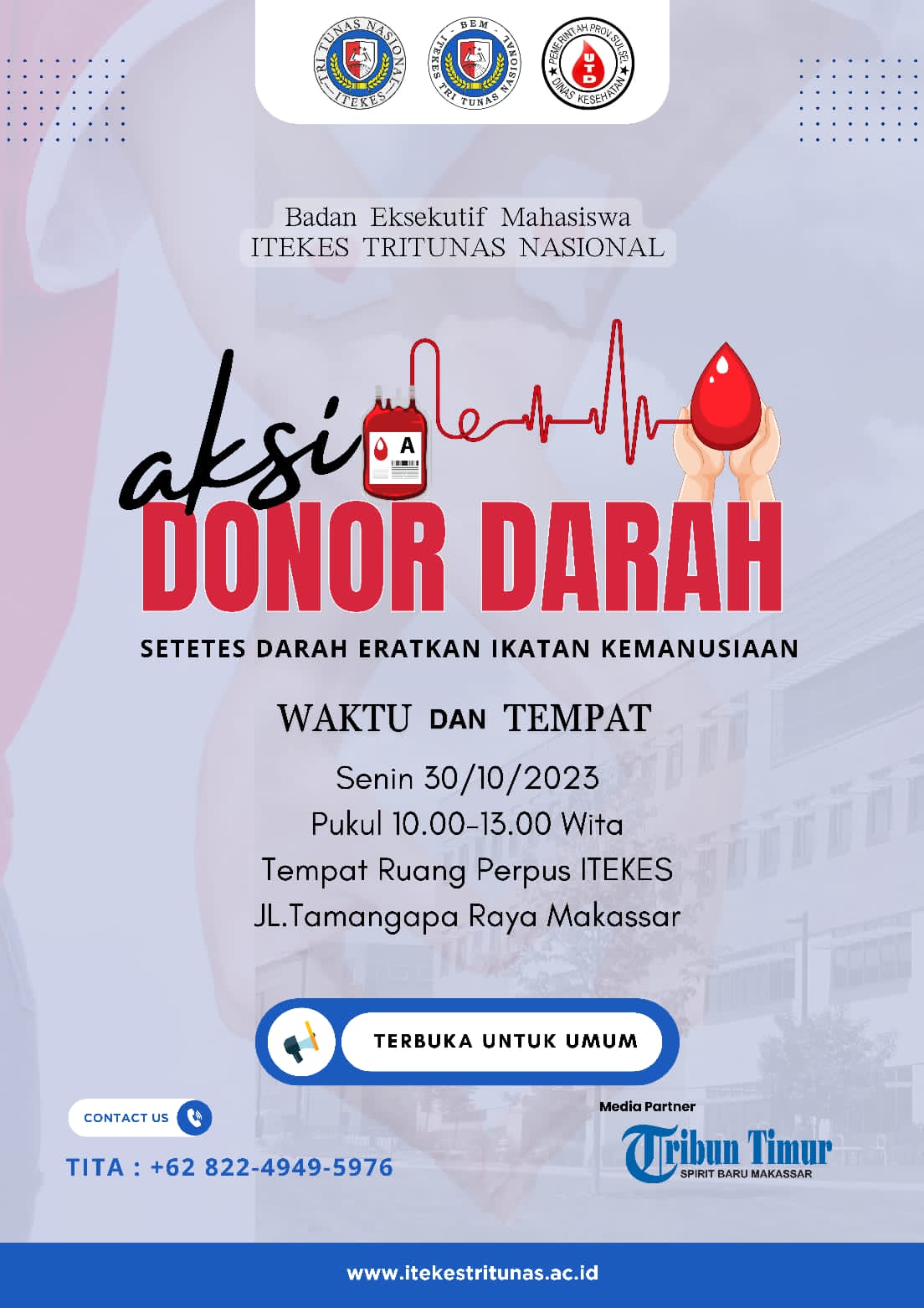 Kegiatan Aksi Donor Darah ITEKES